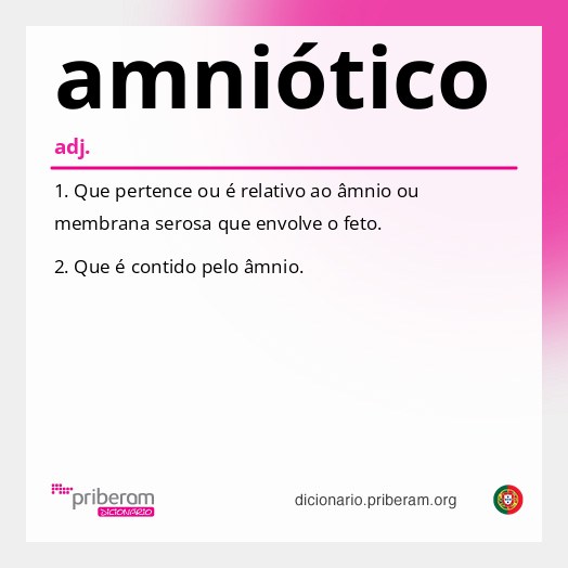 Significado de amniótico