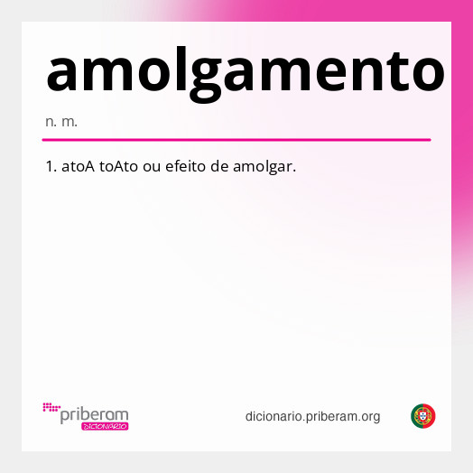 Significado de amolgamento