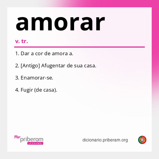 Significado de amorar
