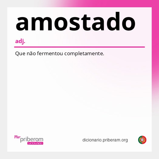 Significado de amostado