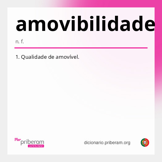 Significado de amovibilidade
