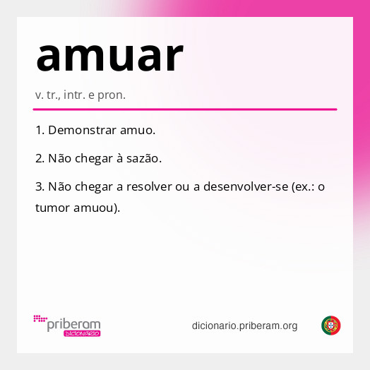 Significado de amuar