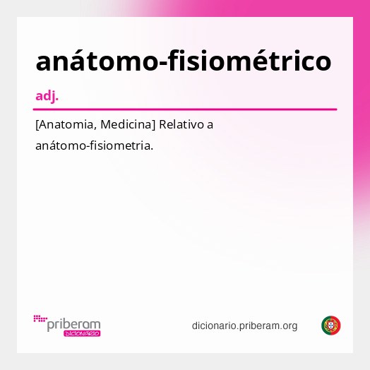 Significado de anátomo-fisiométrico