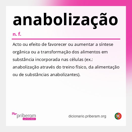 Significado de anabolização
