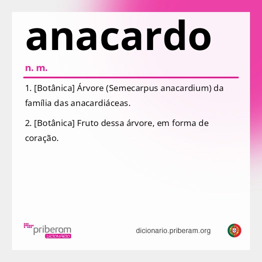 Significado de anacardo