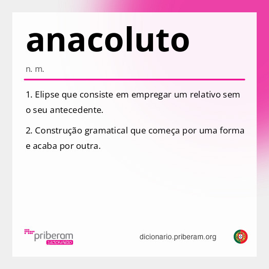 Significado de anacoluto