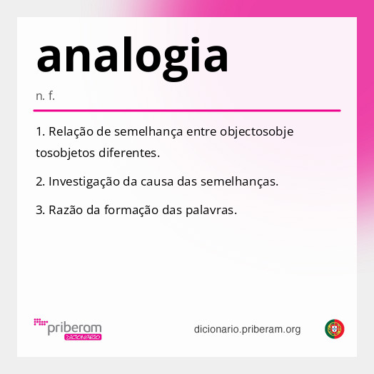Significado de analogia