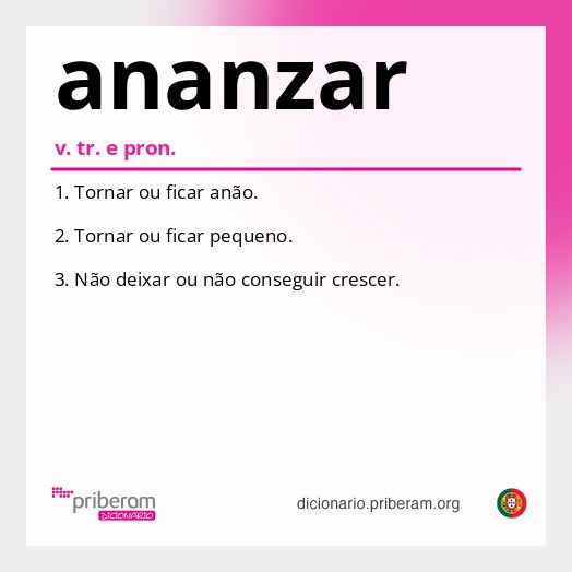 Significado de ananzar
