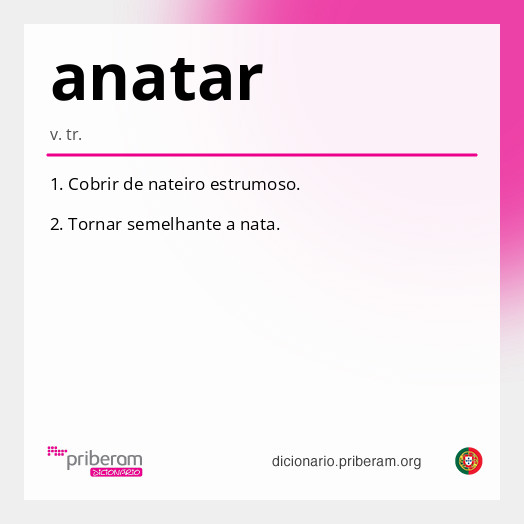Significado de anatar