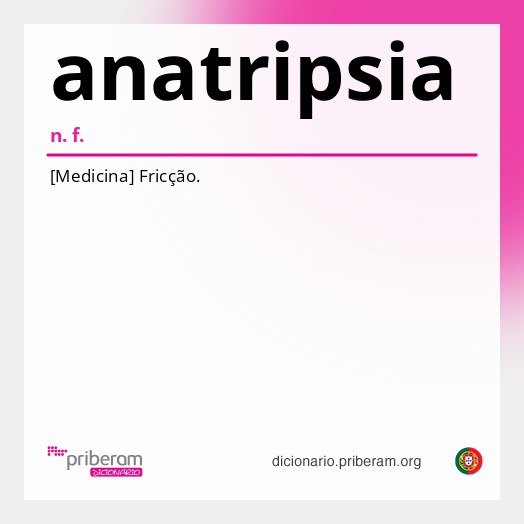 Significado de anatripsia