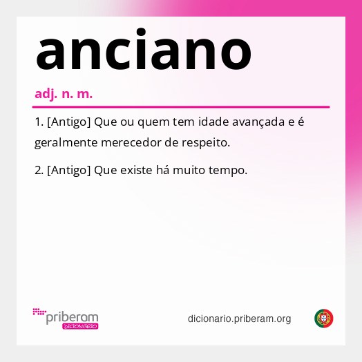 Significado de anciano