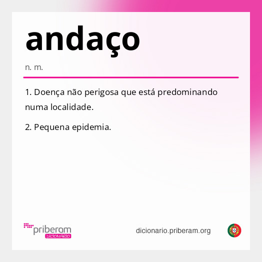 Significado de andaço
