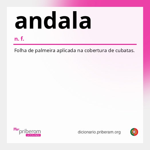 Significado de andala