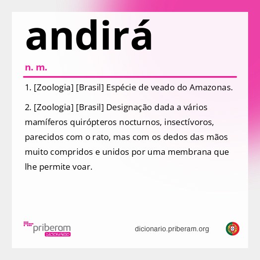 Significado de andirá