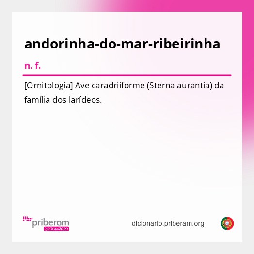 Significado de andorinha-do-mar-ribeirinha