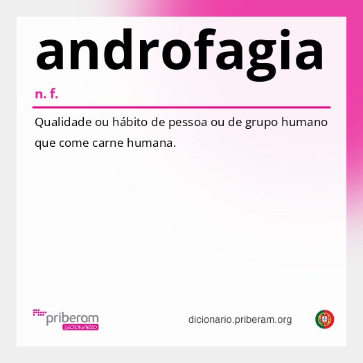 Significado de androfagia