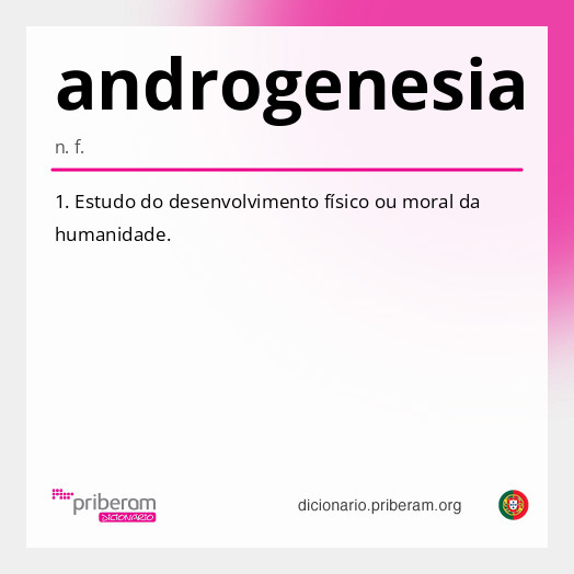 Significado de androgenesia