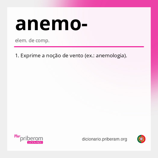 Significado de anemo-