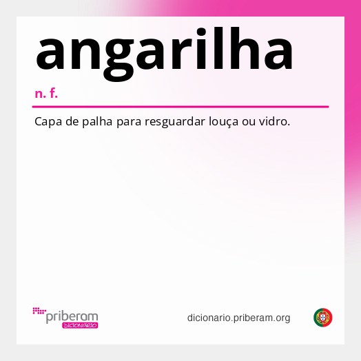 Significado de angarilha