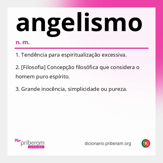 Significado de angelismo