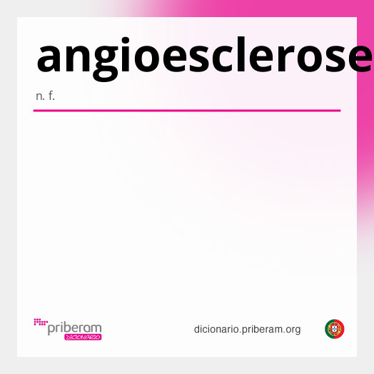 Significado de angioesclerose