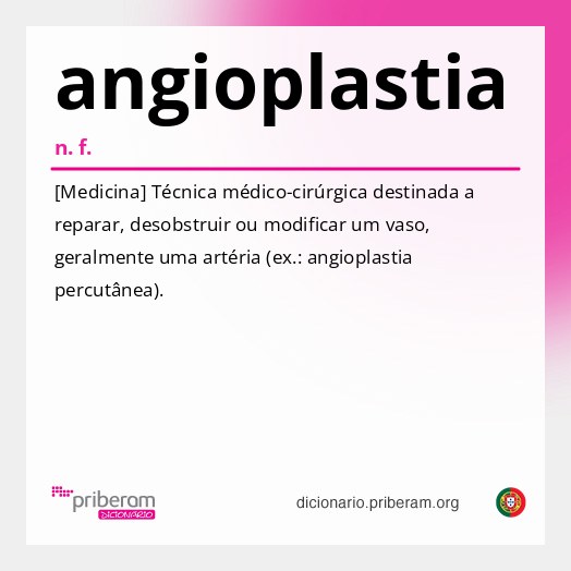 Significado de angioplastia