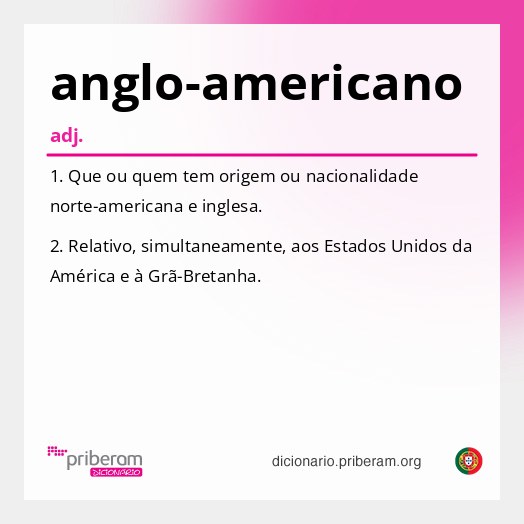Significado de anglo-americano