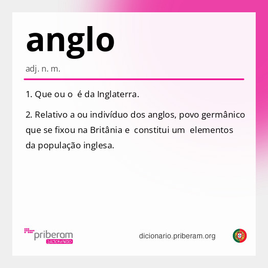 Significado de anglo