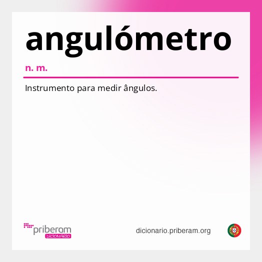 Significado de angulómetro