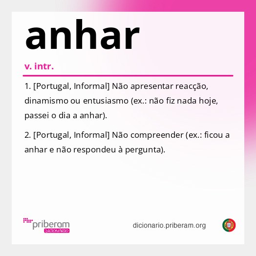 Significado de anhar