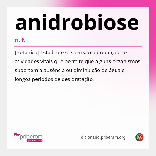 Significado de anidrobiose