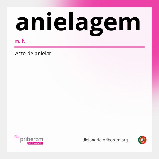 Significado de anielagem