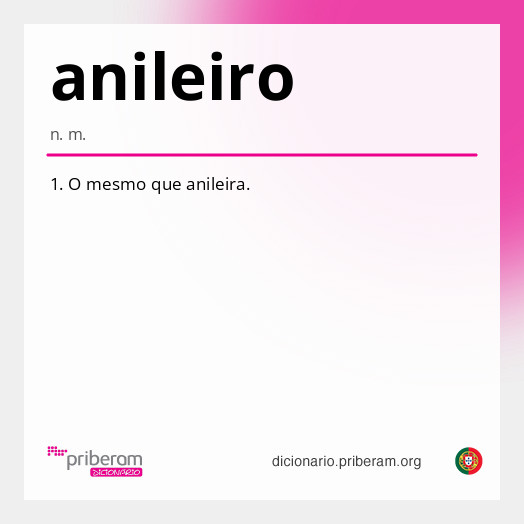 Significado de anileiro