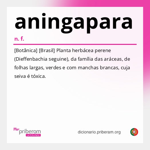 Significado de aningapara