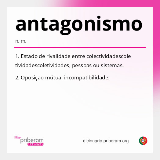 Significado de antagonismo