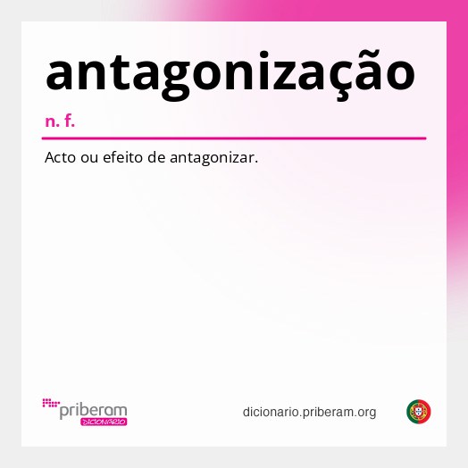 Significado de antagonização