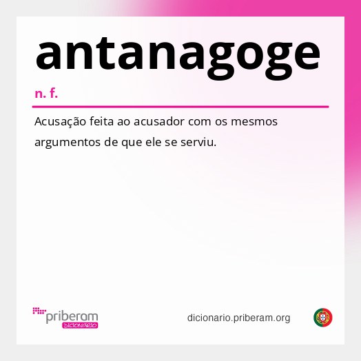 Significado de antanagoge