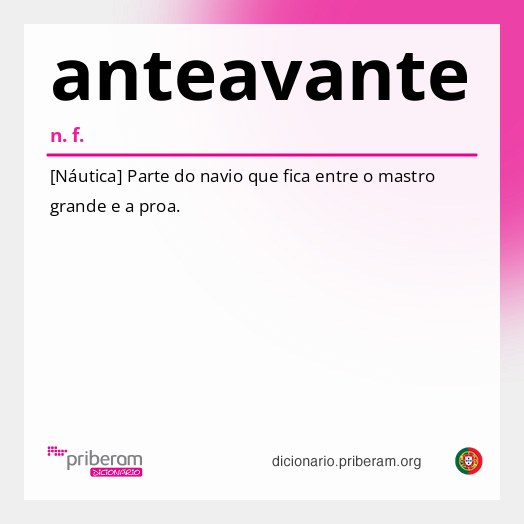 Significado de anteavante