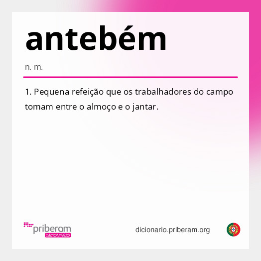 Significado de antebém