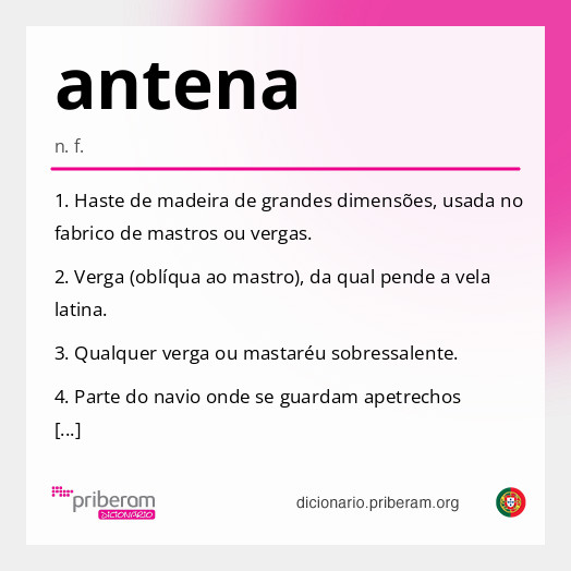 Significado de antena