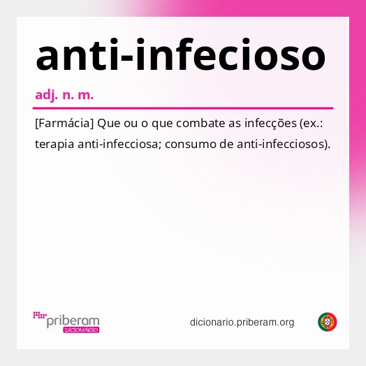 Significado de anti-infecioso