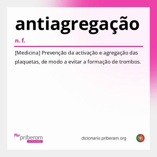 Significado de antiagregação