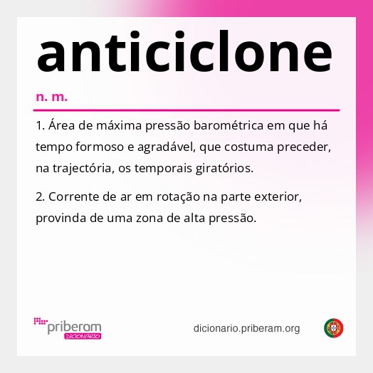 Significado de anticiclone