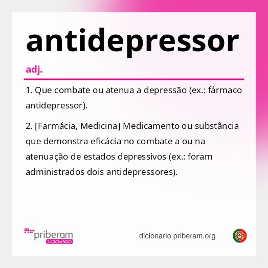 Significado de antidepressor