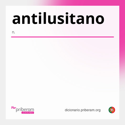 Significado de antilusitano