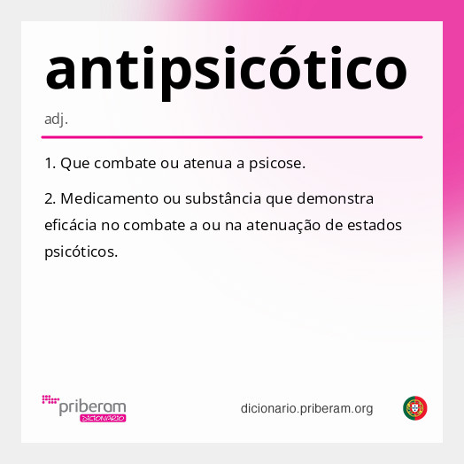 Significado de antipsicótico