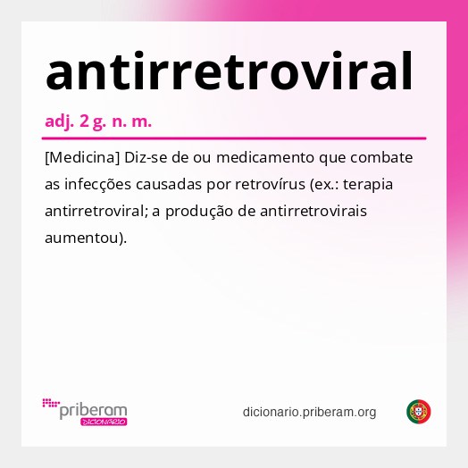 Significado de antirretroviral