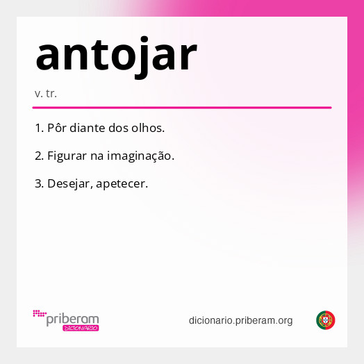Significado de antojar