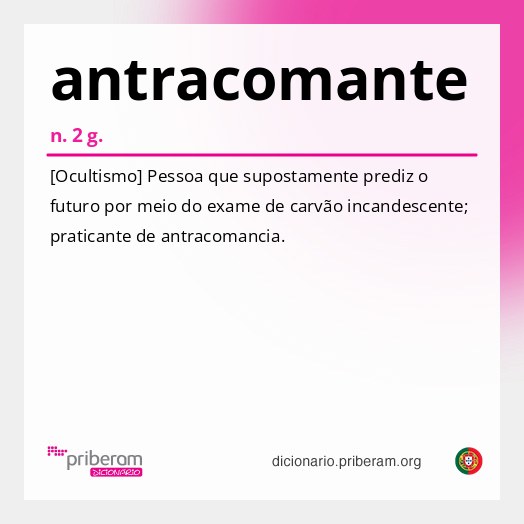 Significado de antracomante