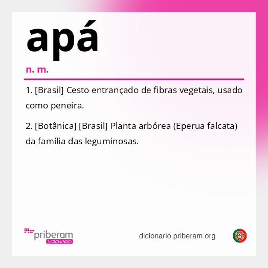 Significado de apá